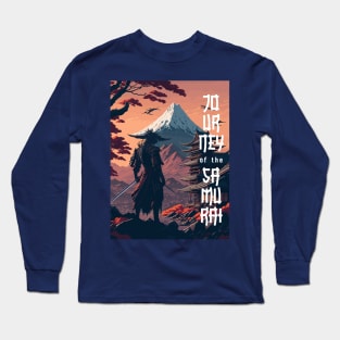 Futuristic Samurai: A Journey Through Time and Tradition Long Sleeve T-Shirt